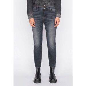 FRAME‎ Denim Le Garcon Jeans Straight Black Oak Size 27